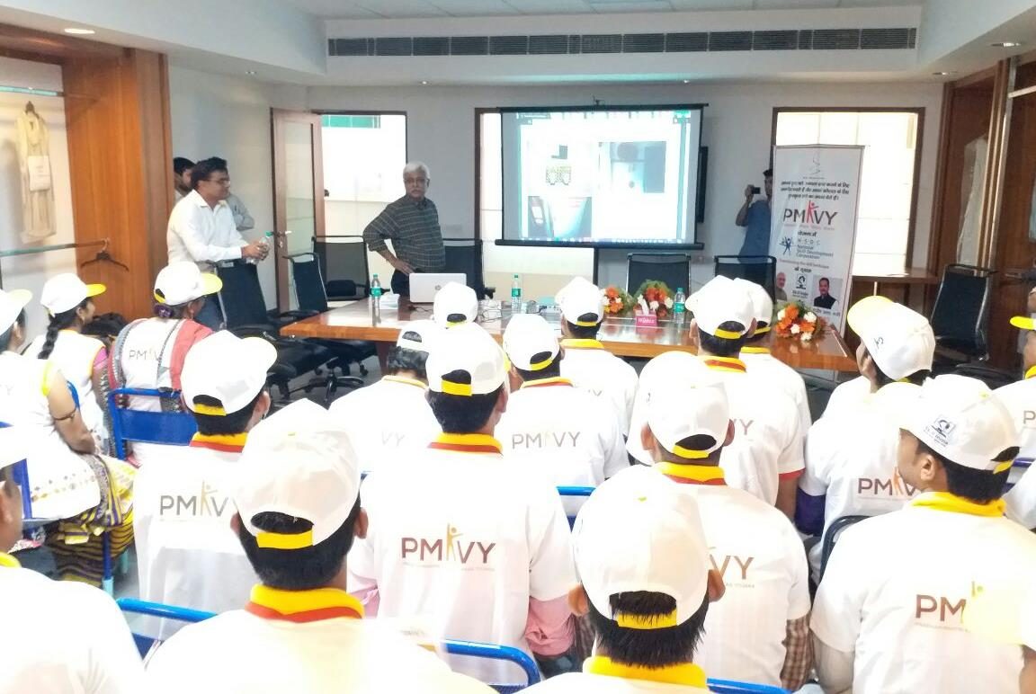 Candidates attending an assessment orientation