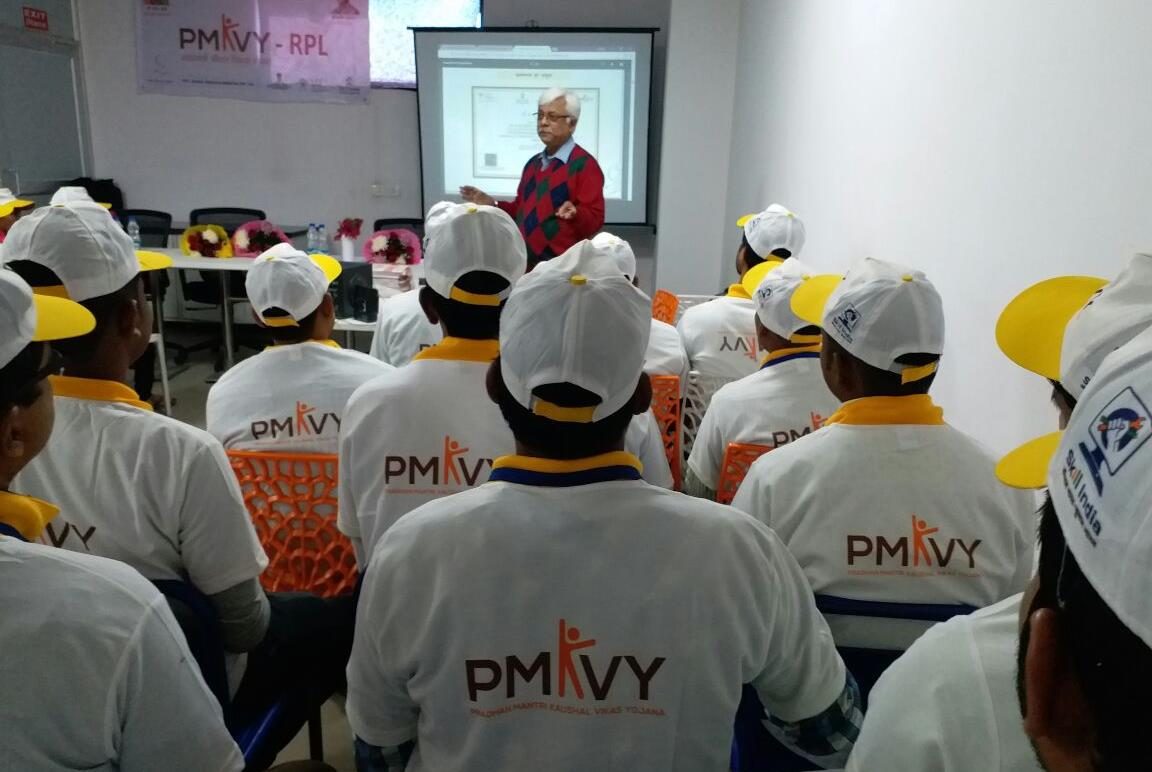 Assessment session with participants