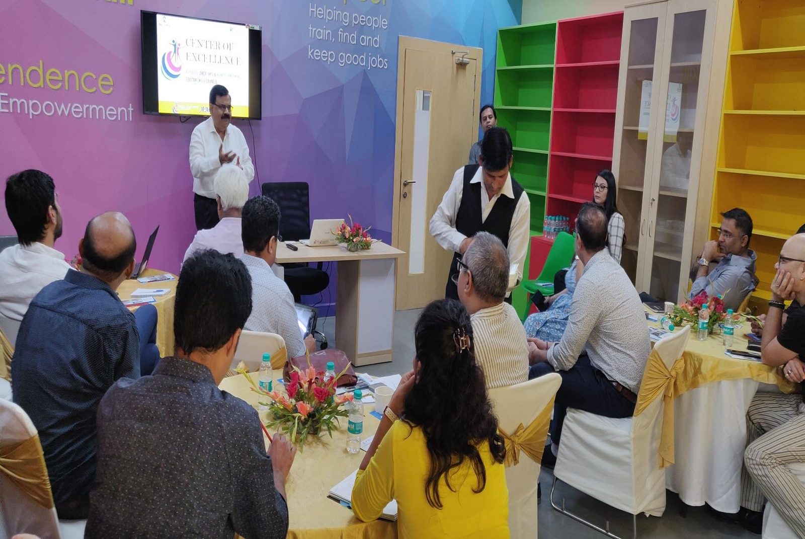 Industry stakeholders attending a Skill India orientation session